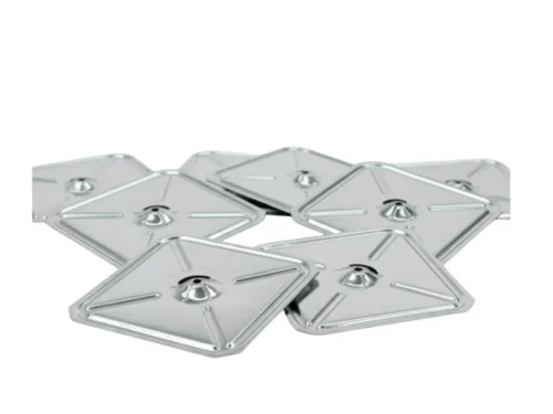 Arandela cuadrada de acero inoxidable de 2 1/2"