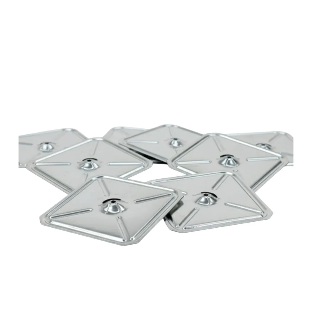 Arandela cuadrada de acero inoxidable de 2 1/2"