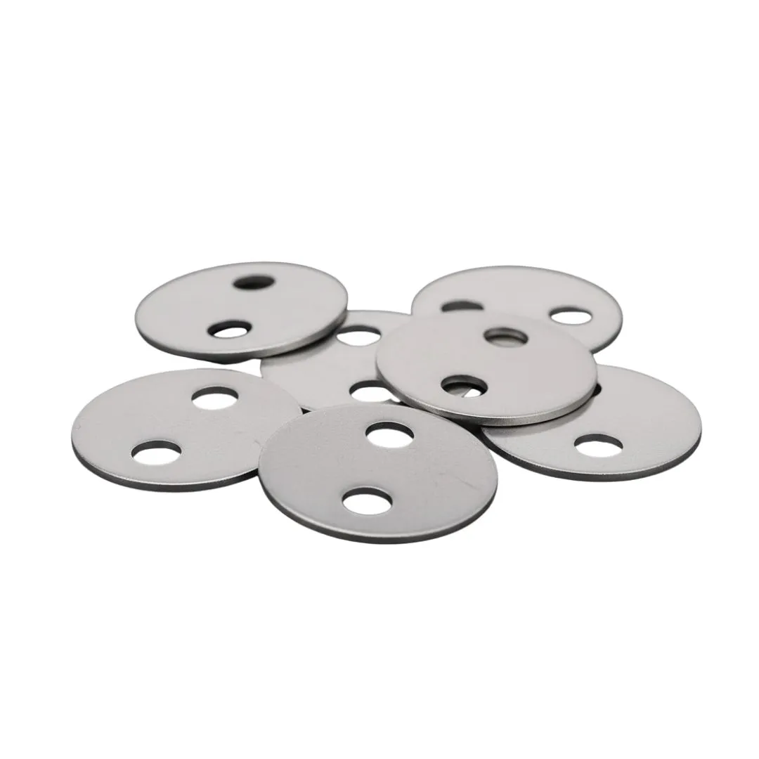 ARANDELA DE ACERO INOXIDABLE DE DOBLE ORIFICIO