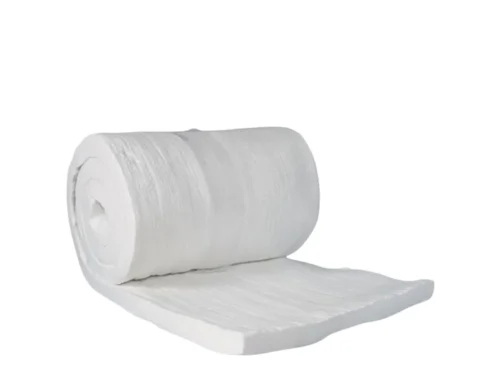 Manta de fibra cerámica densidad 8# 2300F (2 x 24 x 12.5 pies) para aislamiento térmico